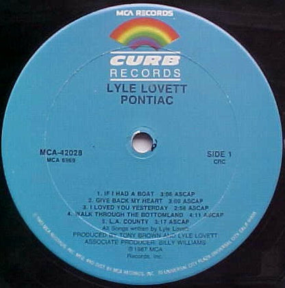 Lyle Lovett : Pontiac (LP, Album, Club)