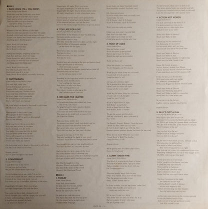 Def Leppard : Pyromania (LP, Album, Red)