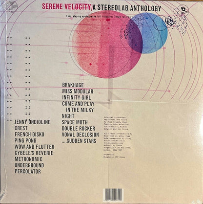 Stereolab : Serene Velocity / A Stereolab Anthology (2xLP, Comp, Ltd, Num, RM)