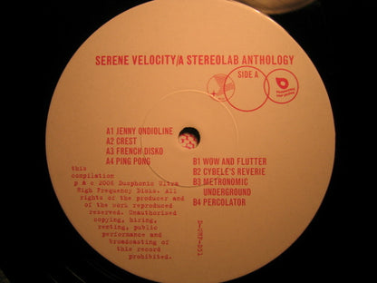 Stereolab : Serene Velocity / A Stereolab Anthology (2xLP, Comp, Ltd, Num, RM)