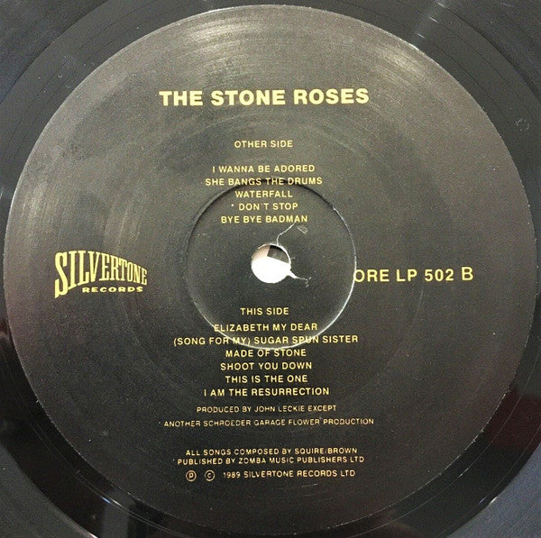 The Stone Roses : The Stone Roses (LP, Album, Non)