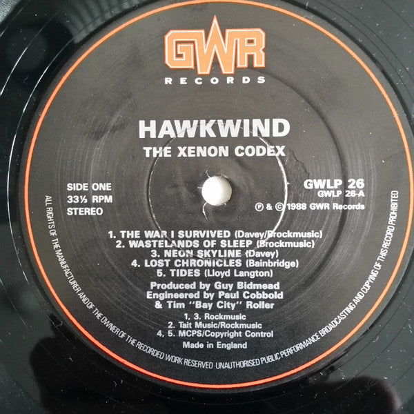 Hawkwind : The Xenon Codex (LP, Album)