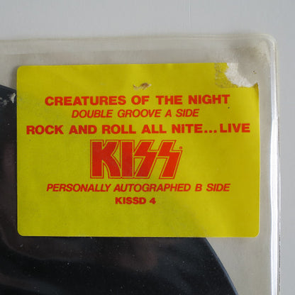 Kiss : Creatures Of The Night (12", Single, Etch)