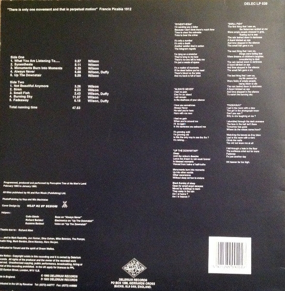 Porcupine Tree : Up The Downstair (LP, Album)