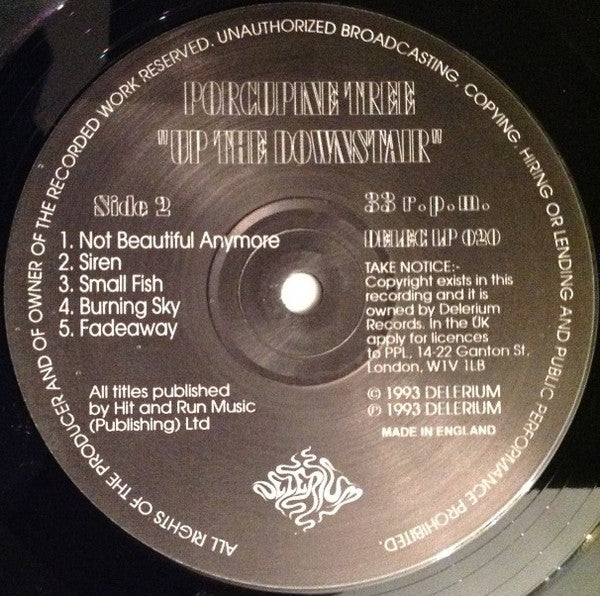Porcupine Tree : Up The Downstair (LP, Album)