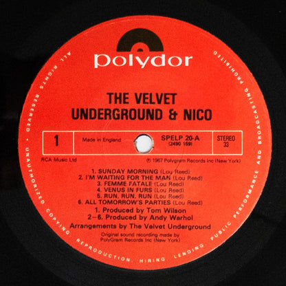 The Velvet Underground & Nico (3) : The Velvet Underground & Nico (LP, Album, RE, Dif)