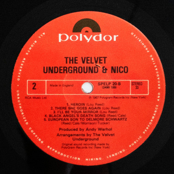 The Velvet Underground & Nico (3) : The Velvet Underground & Nico (LP, Album, RE, Dif)