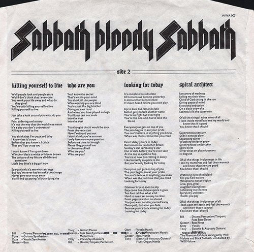 Black Sabbath : Sabbath Bloody Sabbath (LP, Album, Gat)