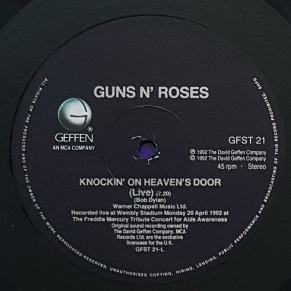 Guns N' Roses : Knockin' On Heaven's Door (12", Maxi)