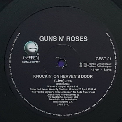 Guns N' Roses : Knockin' On Heaven's Door (12", Maxi)