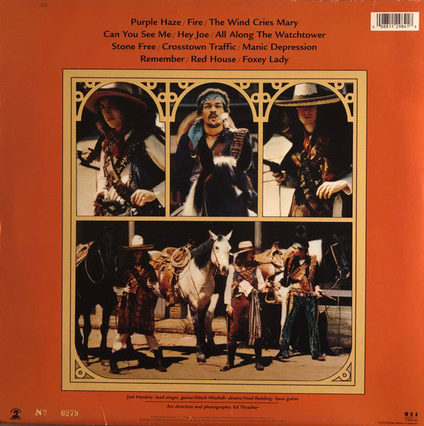 Jimi Hendrix Experience* : Smash Hits (LP, Comp, Num, RE, 180)
