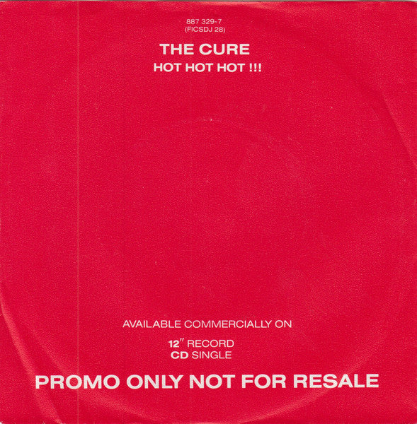 The Cure : Hot Hot Hot !!! (7", Single, Promo)