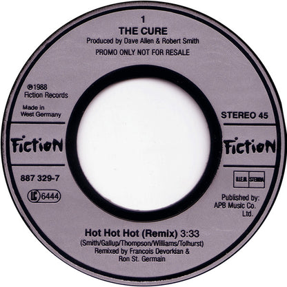 The Cure : Hot Hot Hot !!! (7", Single, Promo)