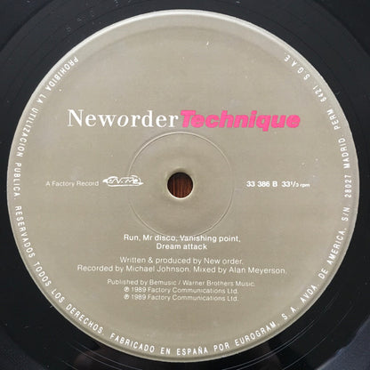 Neworder* : Technique (LP, Album)