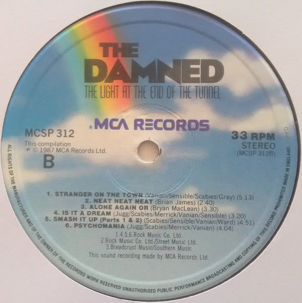 The Damned : The Light At The End Of The Tunnel (2xLP, Comp, Num)