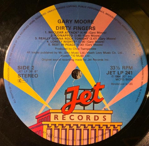 Gary Moore : Dirty Fingers (LP, Album)