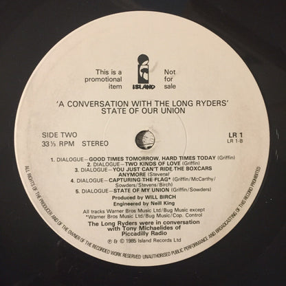 The Long Ryders : A Conversation With The Long Ryders (LP, Promo)