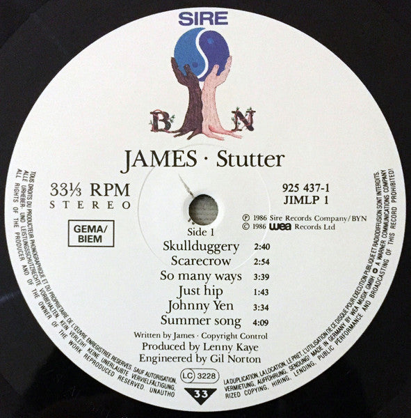James : Stutter (LP, Album)