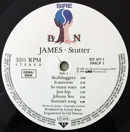 James : Stutter (LP, Album)