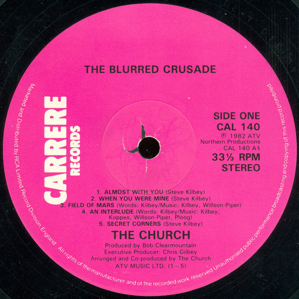 The Church : The Blurred Crusade (LP, Album, Gat)