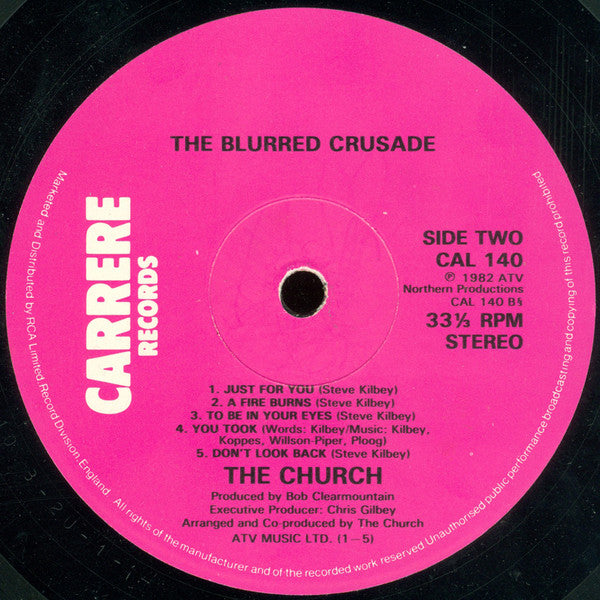 The Church : The Blurred Crusade (LP, Album, Gat)