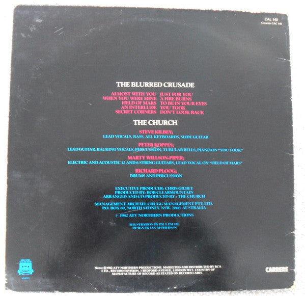 The Church : The Blurred Crusade (LP, Album, Gat)