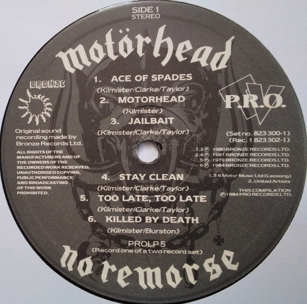 Motörhead : No Remorse (2xLP, Album, Comp)