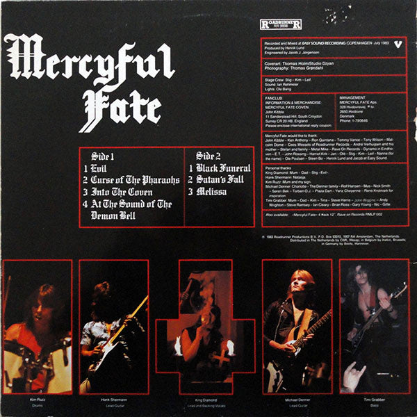 Mercyful Fate : Melissa (LP, Album)