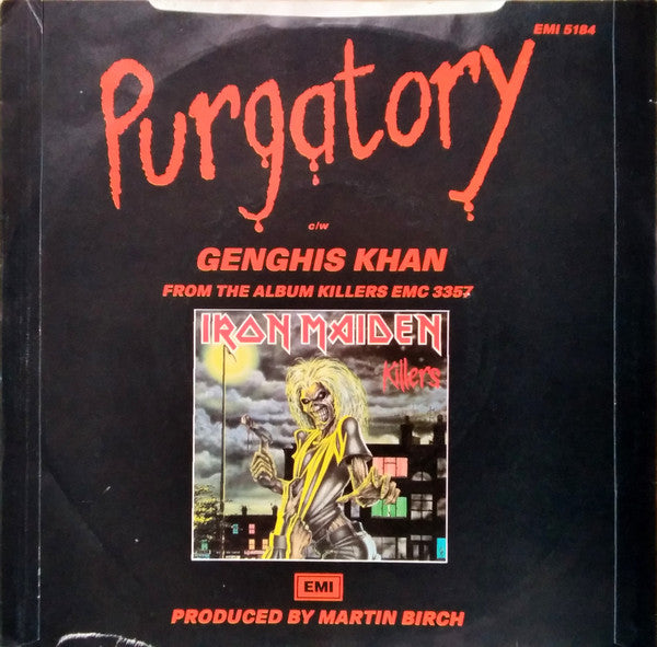 Iron Maiden : Purgatory (7", Single, Fou)