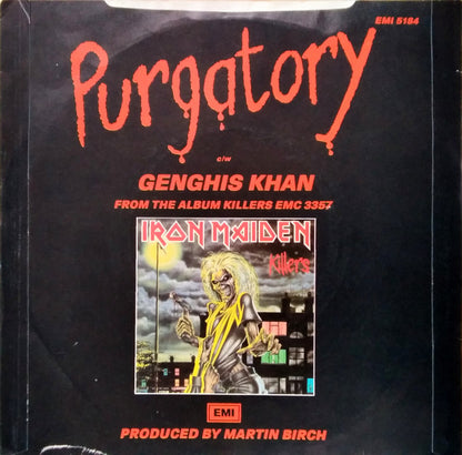 Iron Maiden : Purgatory (7", Single, Fou)