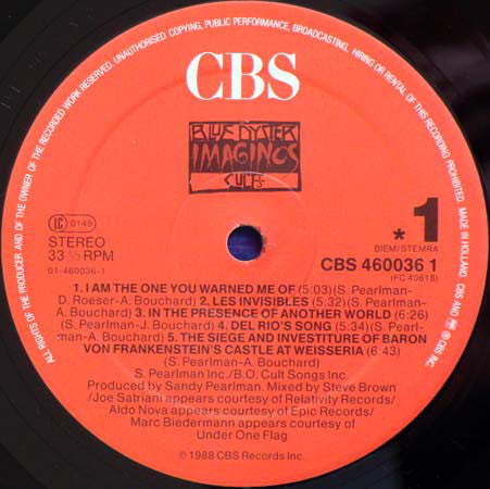Blue Öyster Cult : Imaginos (LP, Album)