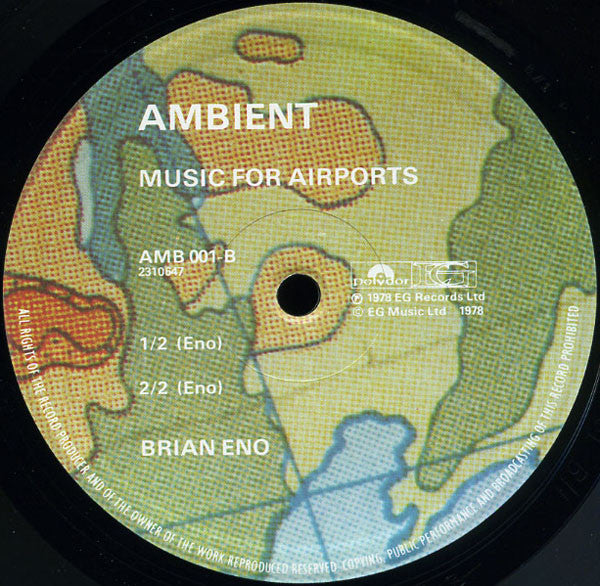 Brian Eno : Ambient 1 (Music For Airports) (LP, Album)
