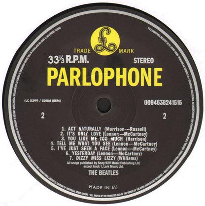 The Beatles : Help ! (LP, Album, RE, RM, RP, 180)