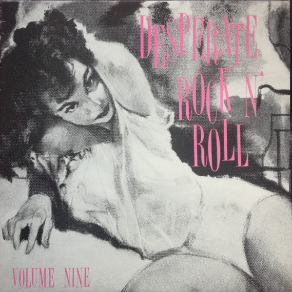 Various : Desperate Rock N' Roll Volume Nine (LP, Comp)