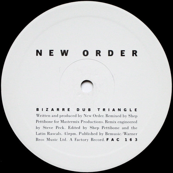 New Order : Bizarre Love Triangle (12", Single)