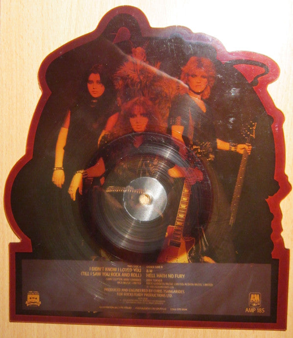 Rock Goddess : I Didn't Know I Loved You (Till I Saw You Rock And Roll) (7", Shape, Single, Pic)