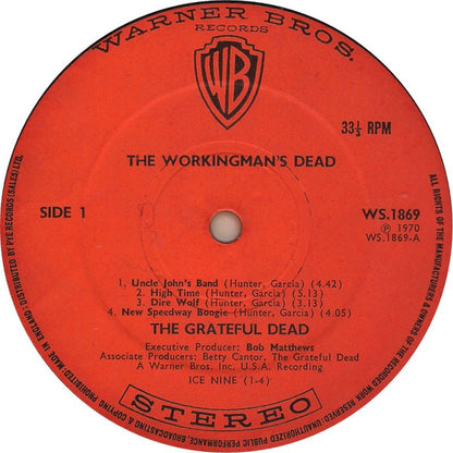 Grateful Dead* : Workingman's Dead (LP, Album, Alt)