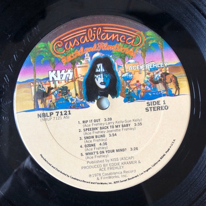 Kiss, Ace Frehley : Ace Frehley (LP, Album, San)