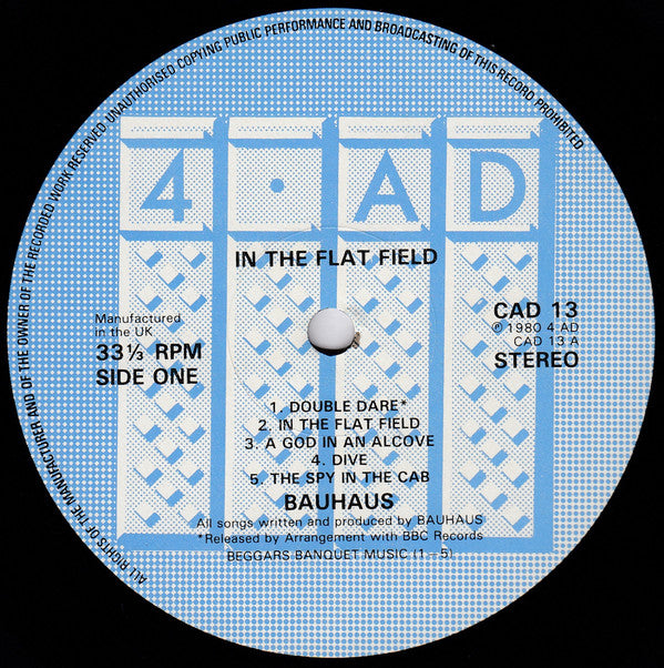 大学 割引 (LP, Field Flat The In - Bauhaus Album, Plus Good (Very Uto) 洋楽