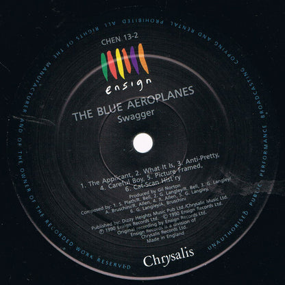 The Blue Aeroplanes : Swagger (LP, Album)