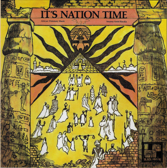 Imamu Amiri Baraka* : "It's Nation Time" African Visionary Music (LP, Album, RE, RM, Gat)