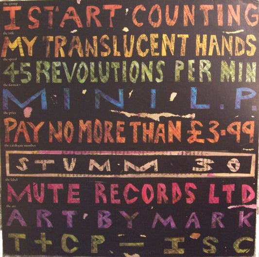 I Start Counting : My Translucent Hands (LP, MiniAlbum)
