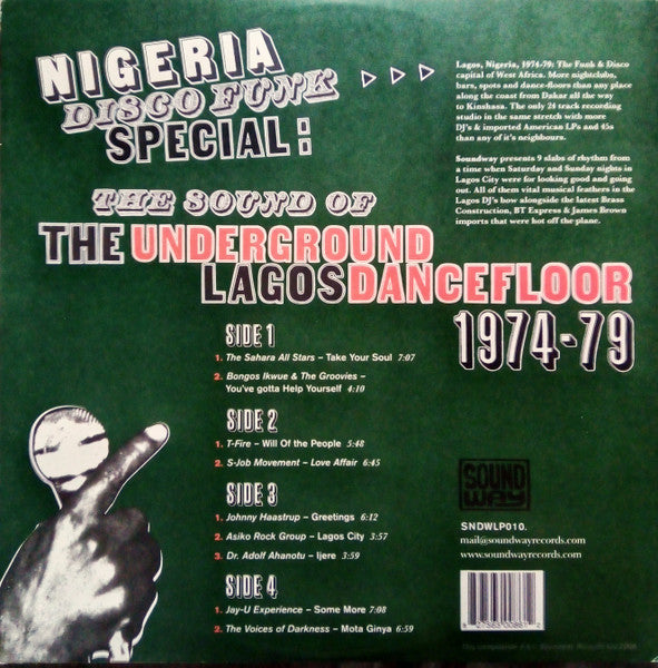 Various : Nigeria Disco Funk Special: The Sound Of The Underground Lagos Dancefloor 1974-79 (2xLP, Comp)