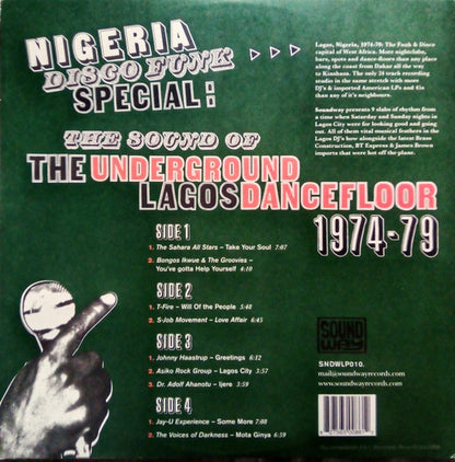 Various : Nigeria Disco Funk Special: The Sound Of The Underground Lagos Dancefloor 1974-79 (2xLP, Comp)