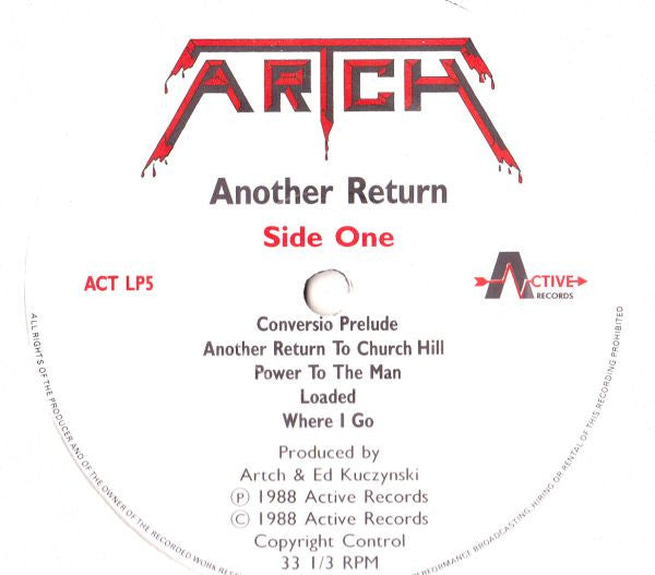 Artch : Another Return (LP, Album)