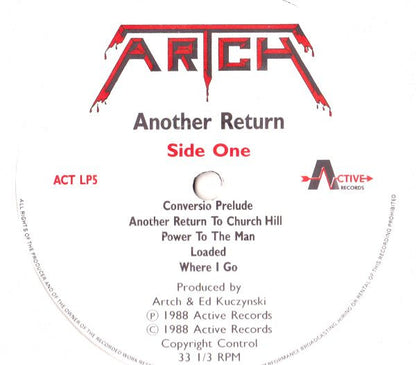 Artch : Another Return (LP, Album)