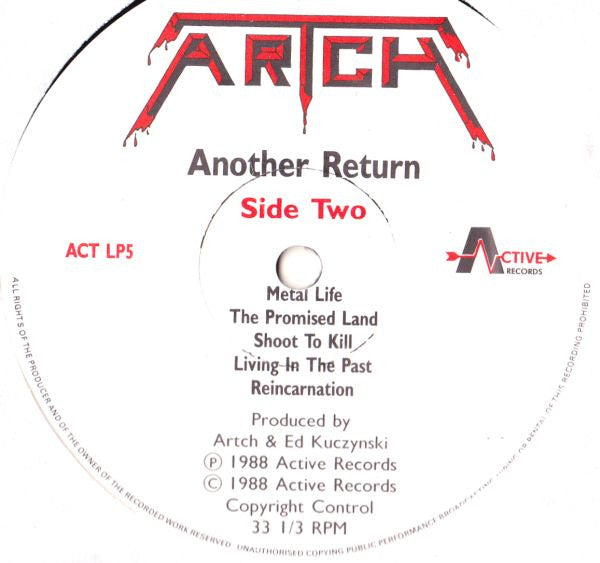 Artch : Another Return (LP, Album)
