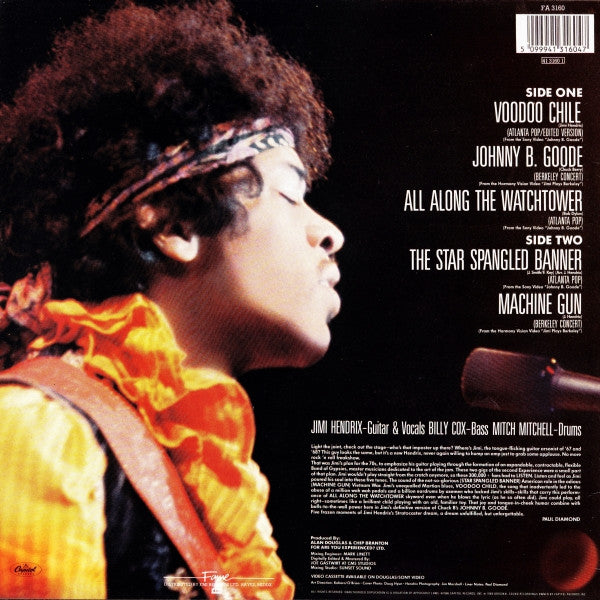 Jimi Hendrix : Johnny B. Goode - Original Video Soundtrack (LP, Album)