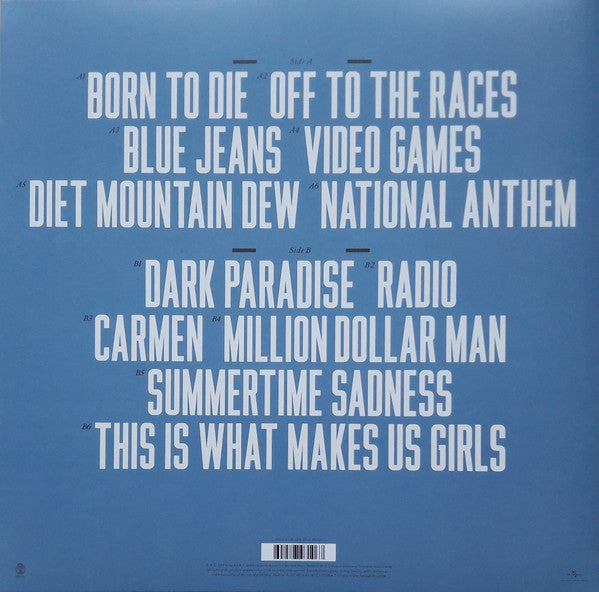 Lana Del Rey : Born To Die (LP, Album, RP, Gat)