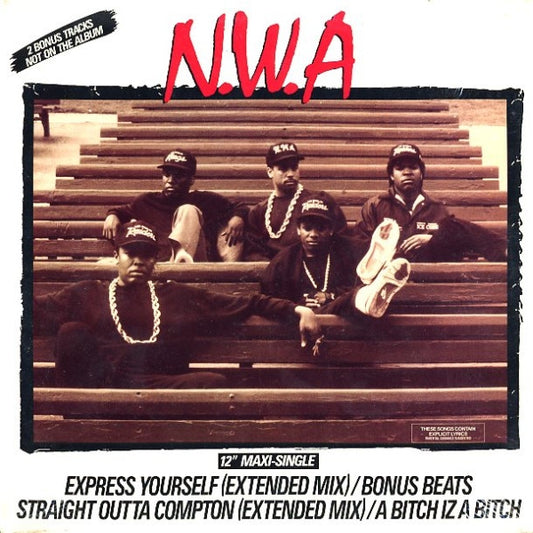 N.W.A. : Express Yourself (12", Maxi)